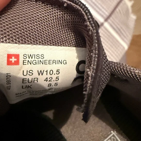 On Running Women Black Athletic Shoes - Picture 4 of 4